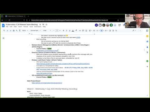 Kubernetes SIG Release for 2025-07-16