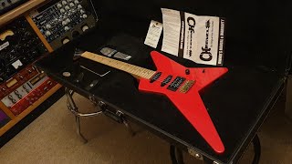 Video thumbnail for Charvel USA Custom Shop Star San Dimas Reissue Pointy Jackson Headstock Guitar Up Close Video Review by Essex Recording Studios