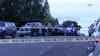 Homicide suspect from La Mesa shot at by officers during foot chase, Colina Del Sol