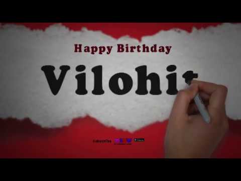 Happy Birthday Vilohit | Whatsapp Status Vilohit