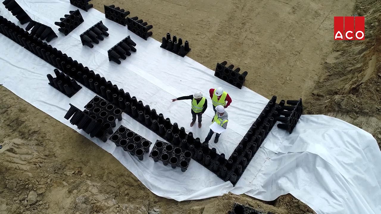 Montaż ACO Stormbrixx