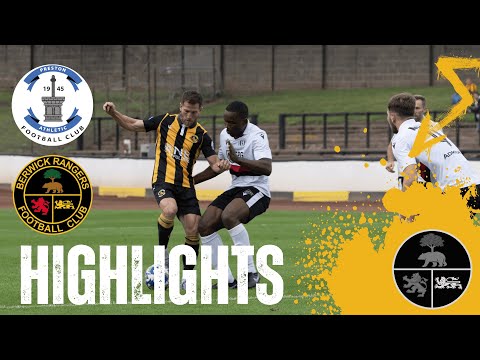 Preston Athletic 2-1 Berwick Rangers, 13 September 2025