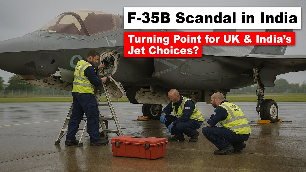 UK to dismantle & airlift F-35B from Kerala | India’s excuse to reject US F-35 for Russian Su-57