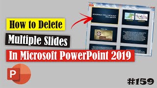 Download the video "How to Delete Multiple Microsoft PowerPoint Slides on a Laptop #159"