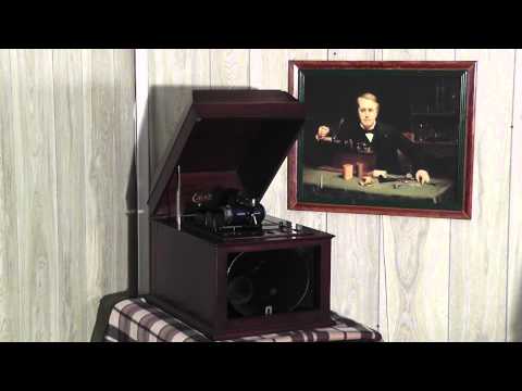 Edison blue amberol cylinder 3367 - We're Going Over by Premier Quartet Male Voices