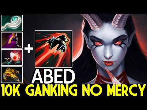 ABED [Queen of Pain] Next Level 10K Ganking No Mercy 7.22 Dota 2