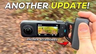 New Insta360 X5 Accessories and BIG FW Update!