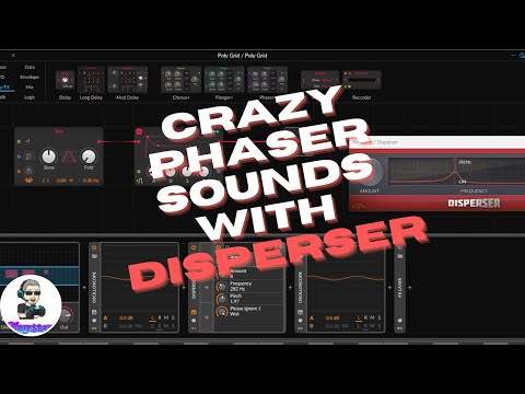 CRAZY Phaser sounds with Bitwig/kilohearts disperser