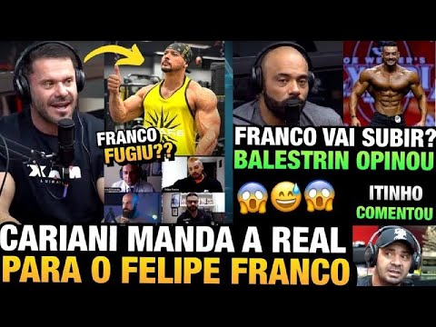 CARIANI MANDA A REAL PARA FELIPE FRANCO SOBRE O SUPER SHOW E BALESTRIN DIZ QUE FRANCO DEVE COMPETIR