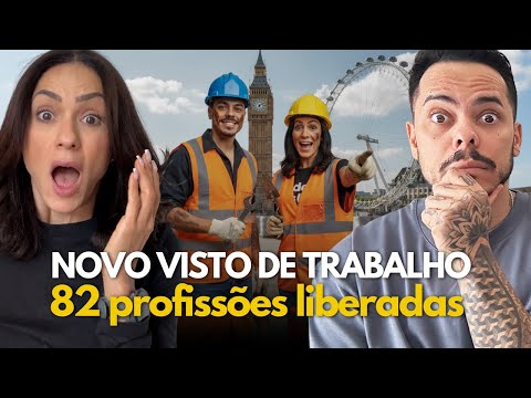 WORK VISA | United Kingdom Releases New List of 82 Professions / WITHOUT DEGREE