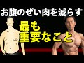 なぜお腹に体脂肪はつくのか?ウエストのぜい肉を減らす最も重要なこと!解決はこれしかない!