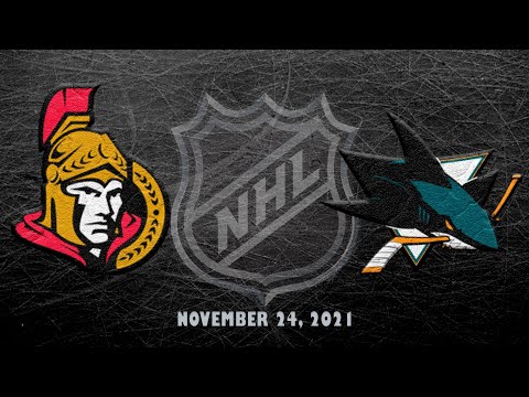 NHL Senators vs Sharks | Nov.24, 2021