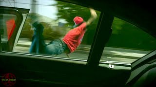 Jumping Out A Moving Car!