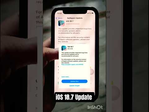 iOS 18.7 Update in iPhone 12 Mini #ios18 #ios26