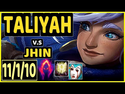 ΚINZU (TALIYAH) vs JHIN - 11/1/10 KDA BOTTOM ADC GAMEPLAY - EUW Ranked GRANDMASTER