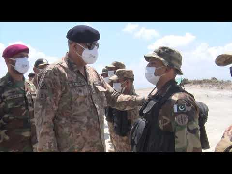 Press Release No 157/2020,COAS visited troops at Pak-Afghan Border-24 Aug 2020 (ISPR Official Video)