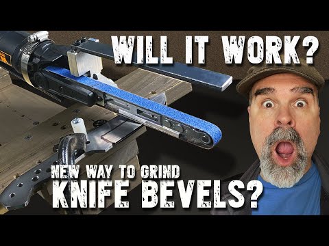 Knife Making - NEW Way to Grind Bevels?