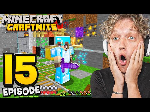 Craftnite 2: Episode 15 - SECRET MINE SHAFT! (coolest project yet)