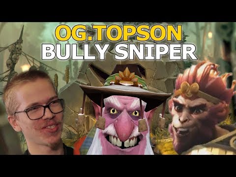 OG.Topson MK Mid Bully Sniper | Dota 2 Pro