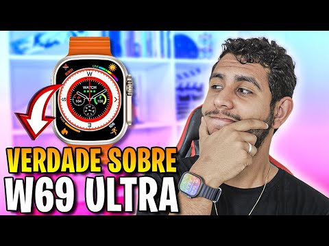 TODA a VERDADE sobre o smartwatch W69 ULTRA (melhor réplica do Apple Watch ou não presta?)