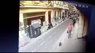 Abg. Silvio Guillermo Martinero dispara a peatón.