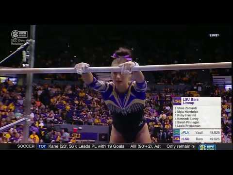 Shae Zamardi (LSU) - Uneven Bars (9.85) - Florida at LSU 2017