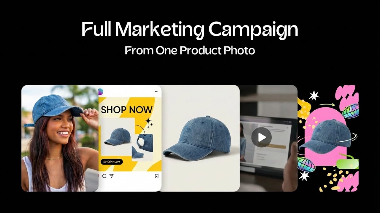 E-commerce content automation: From one photo to full campaign | Picsart Flow