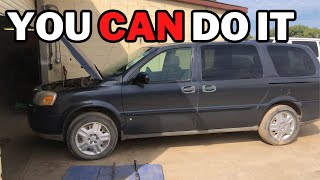 Chevy UPLANDER Front BRAKES Replacement