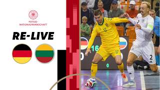 RE-LIVE | Deutschland - Litauen | Futsal WM-Qualifikation