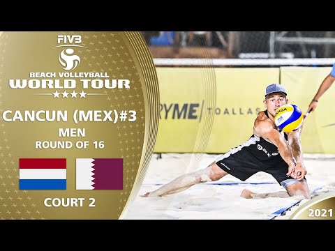 Varenhorst/van de Velde vs. Cherif/Ahmed - Men's Round of 16 | Full Match | 4* Cancun 2021 #3