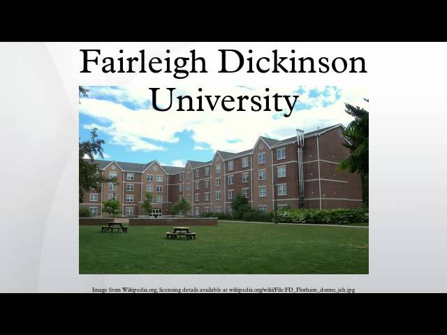 Fairleigh Dickinson University video #1