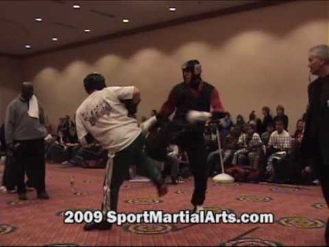 Ben Allen v Daniel del Valle - Boys superheavy continuous sparring - 2009 NBL Supergrands