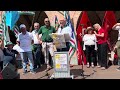 Intervento segretario Cisl Piemonte Luca Caretti alla manifestazione di Alba contro il caporalato