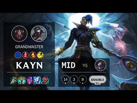 Kayn Mid vs Orianna - EUW Grandmaster Patch 11.5