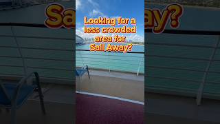 Looking for a less crowded place for Sail Away on your next Cruise? #rccl #cruise #cruiselife ￼