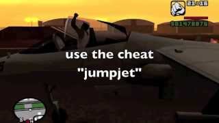 How to fly a jet in GTA San Andreas (PC)