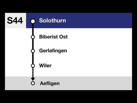 BLS Ansage » S44 Begrüssung nach Aefligen (Seltenheit!) | SLBahnen