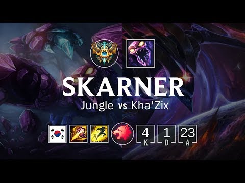 Skarner Jungle vs Kha'Zix - KR Challenger Patch 8.19