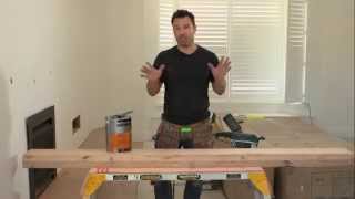 The Home Team S1 - How to Coat a Timber Mantle