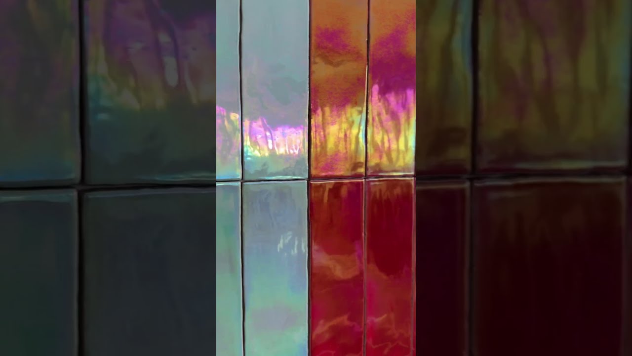 Płytki holograficzne typu cegiełki - DREAMS Aqua 7,5X30