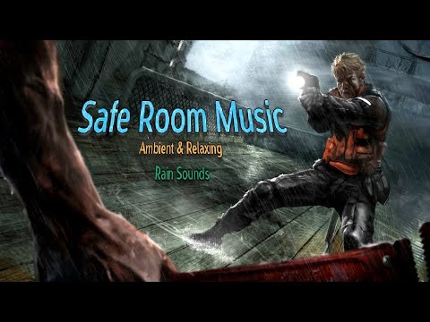 Cold Fear Save Room Theme with Rain and Thunder | 1 Hour Ambient & Relaxing Horror Music