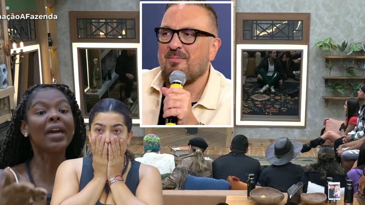 CARELLI APARECE SURTA COM SUELEN E DIZ BAIXE SUA BOLA QUEM MANDA AQUI SOU EU A FAZENDA 16