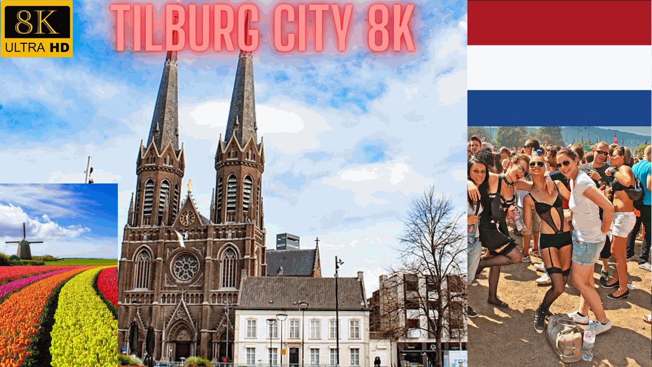 Tilburg Netherlands Walking Tour 2023 in 8K (Ultra full HD)