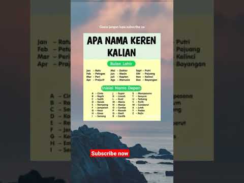 SIAPA NAMA KEREN KALIAN #shorts