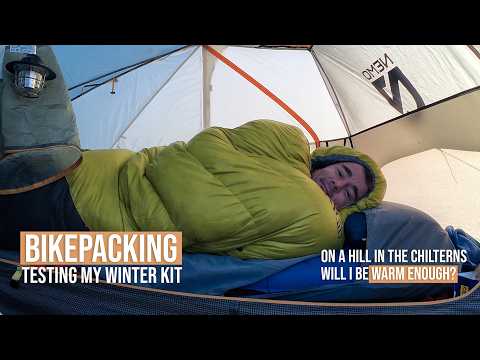 Bikepacking by Brompton to the Chilterns. A cold night on a hill