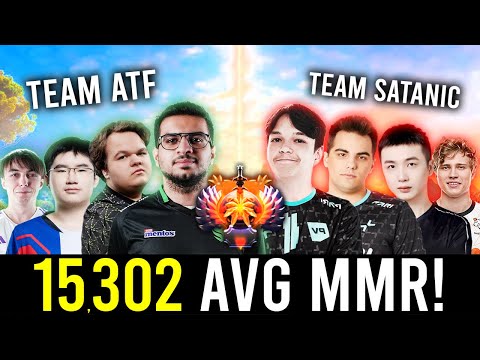 15,302 AVG MMR ALLSTAR GAME! (2ND TO THE HIGHEST) - TEAM ATF vs TEAM SATANIC!