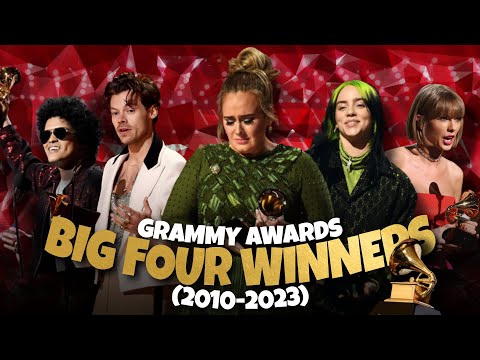 BIG FOUR WINNERS Grammy Awards Each Year (2010 - 2023) | Hollywood Time | Adele, Taylor Swift, Bruno
