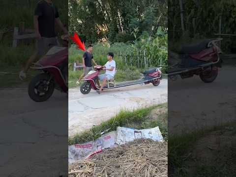 Bro Modified a Scooty Just for His Friend! 😂🛵 #shorts