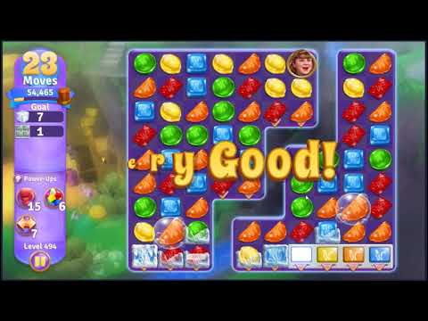 Wonka's World of Candy Level 494 - NO BOOSTERS + FULL STORY 🍫 | SKILLGAMING ✔️