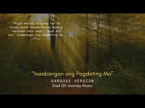 INAABANGAN ANG PAGDATING MO (Karaoke Version)